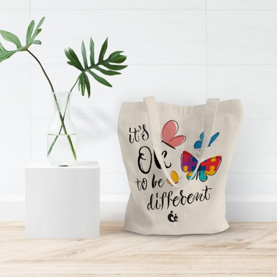 Be different - Butterflies - Κέντρο Παιδιού & Εφήβου (Τσάντα Αγοράς)